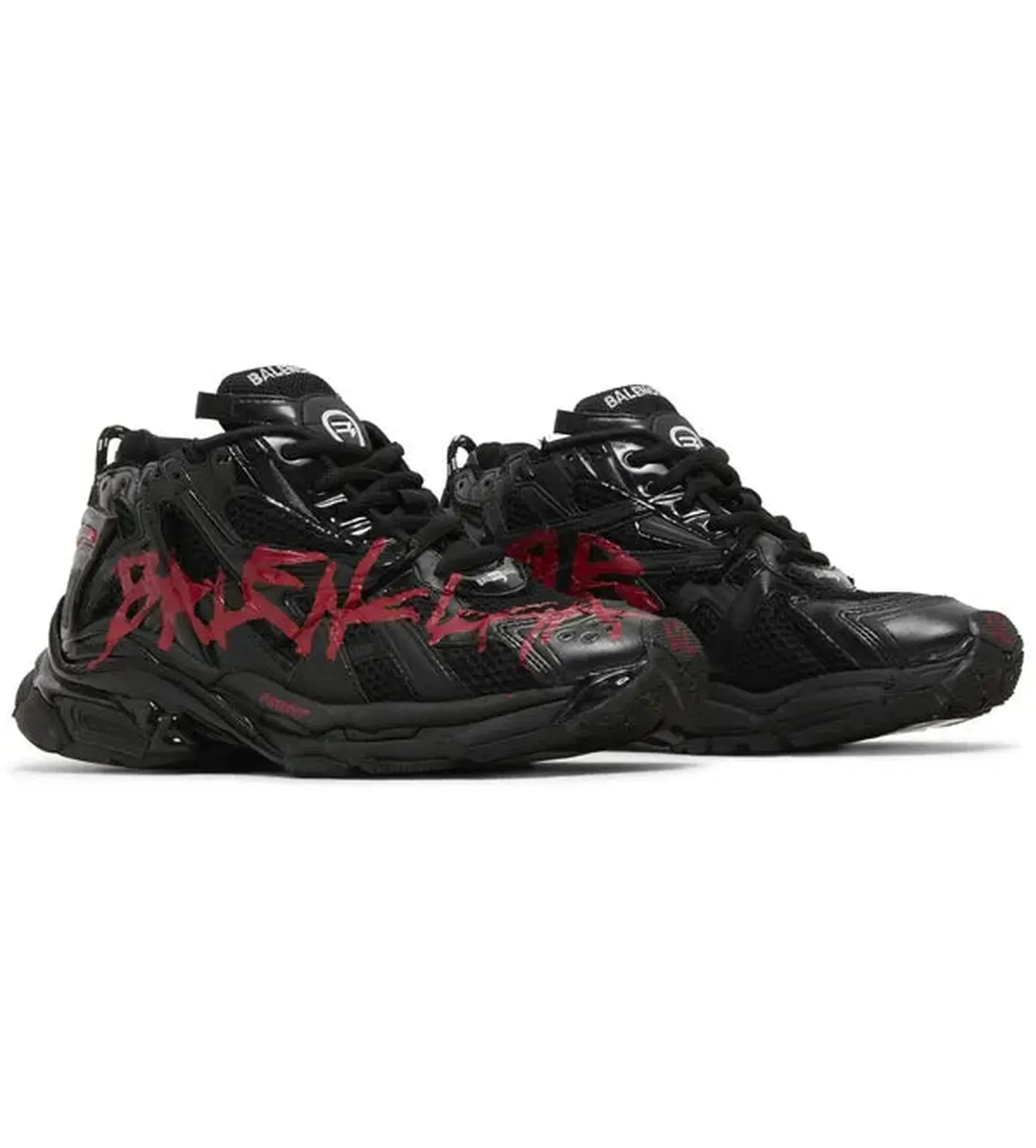 Balenciaga Runner Sneaker 'Graffiti - Black Red'