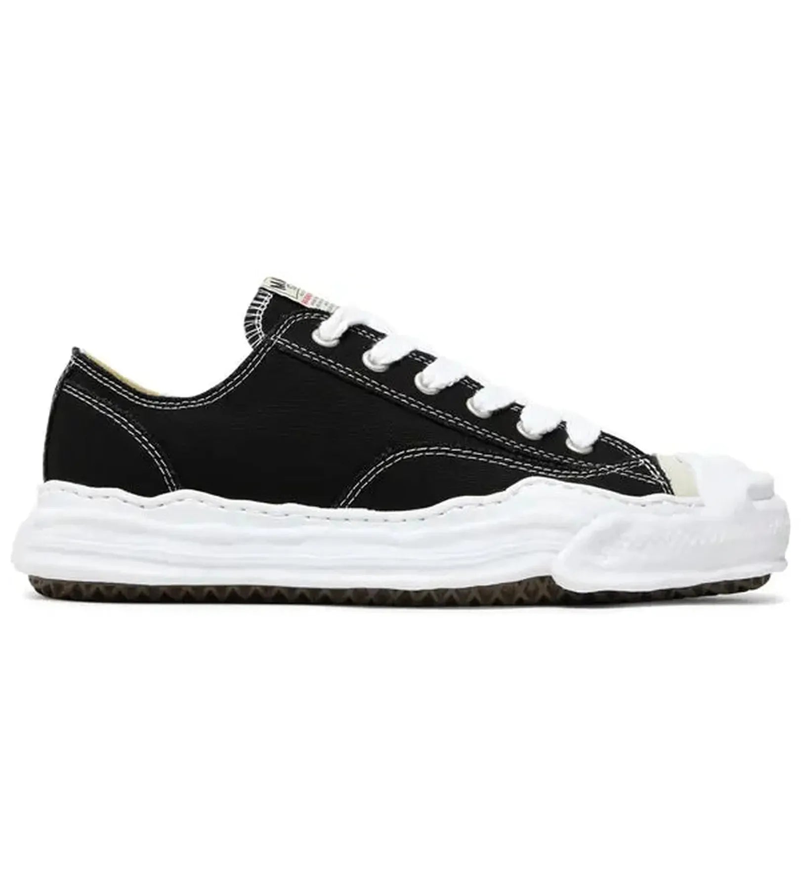 Maison Mihara Yasuhiro Hank OG Sole Canvas Low 'Black White'