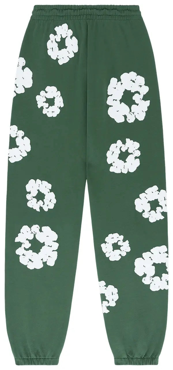 Denim Tears The Cotton Wreath Sweatpants 'Green'
