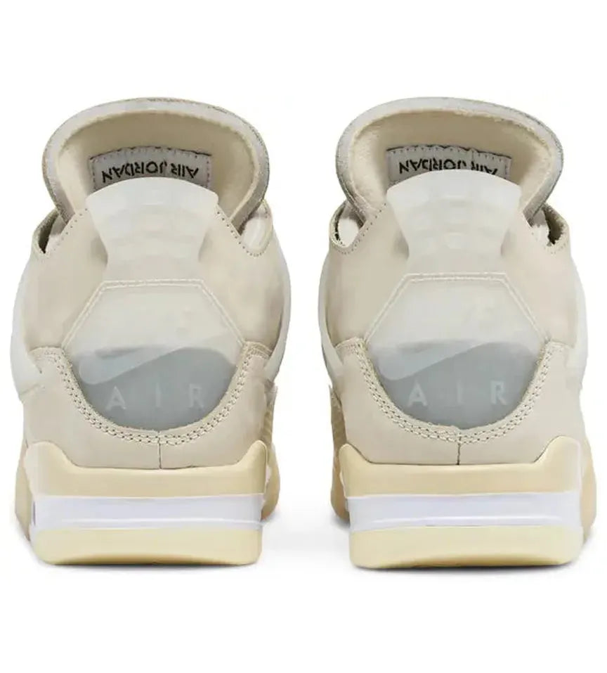 Off-White x Air Jordan 4 Retro 'Sail'