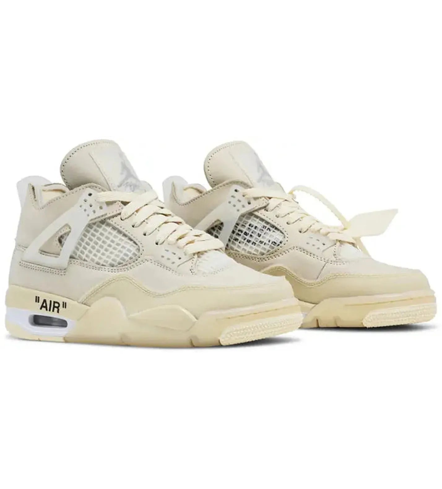 Off-White x Air Jordan 4 Retro 'Sail'