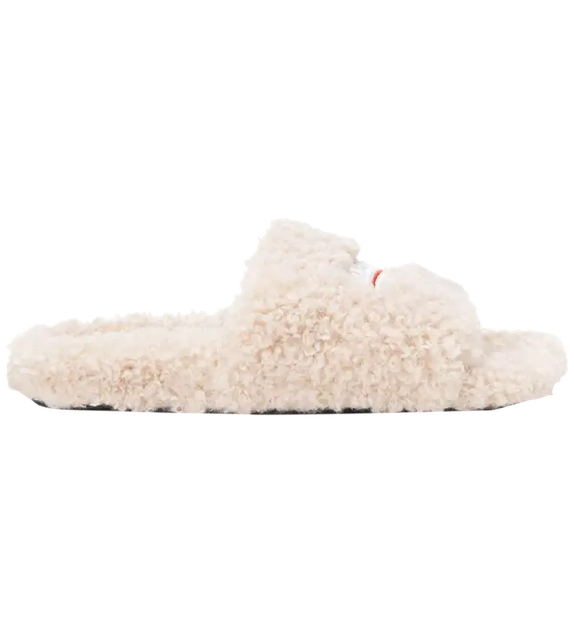 Balenciaga Furry Slides 'White/Cream'