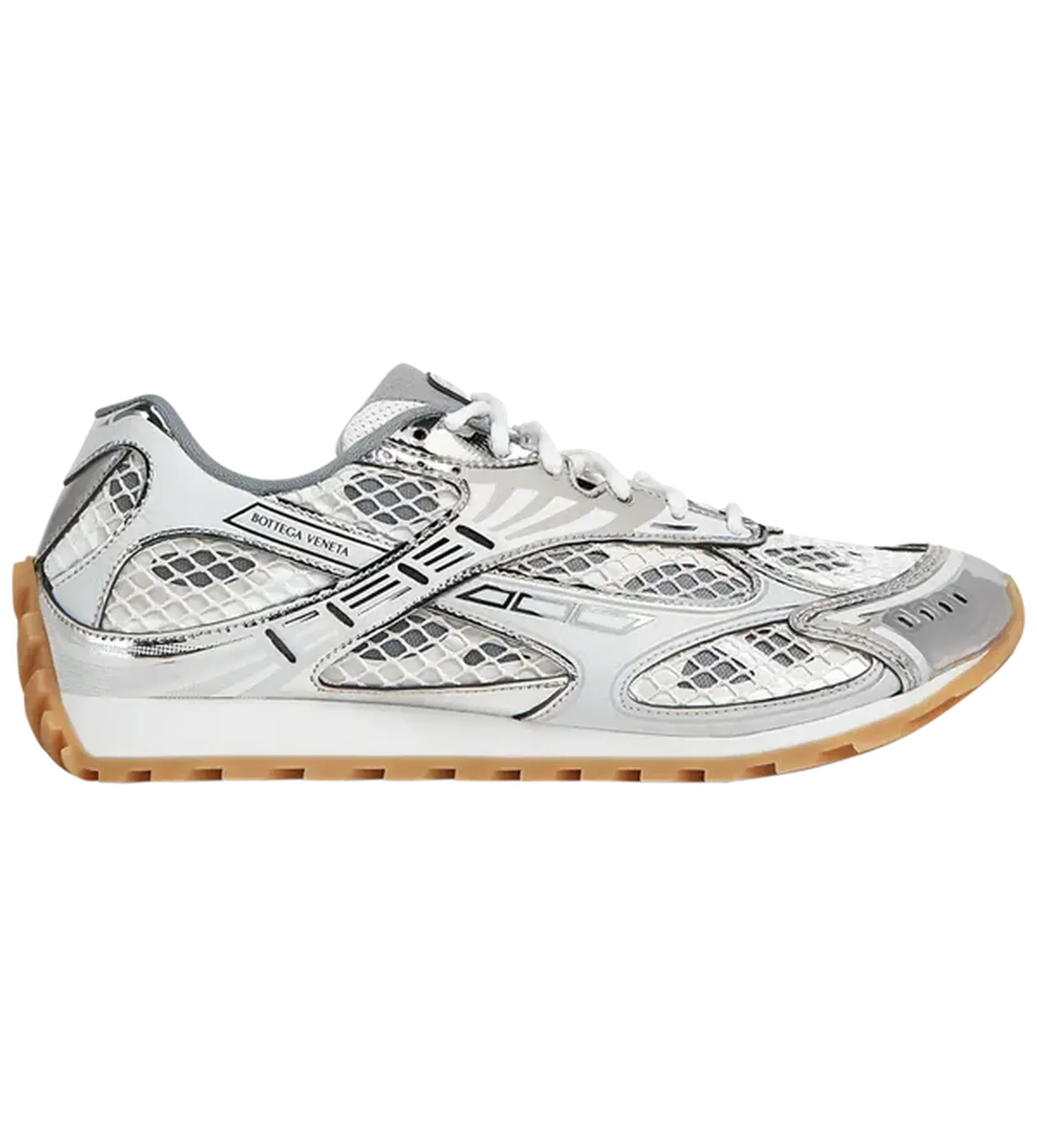 Bottega Veneta Orbit Sneaker 'White Silver'