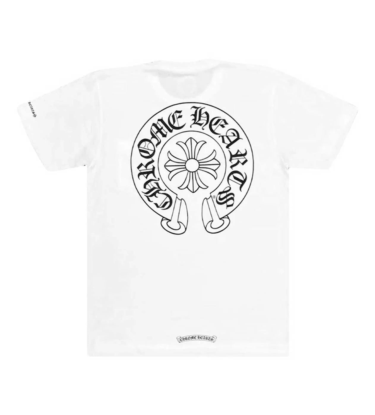 Chome Hearts Horseshoe Logo Pocket White Shirt