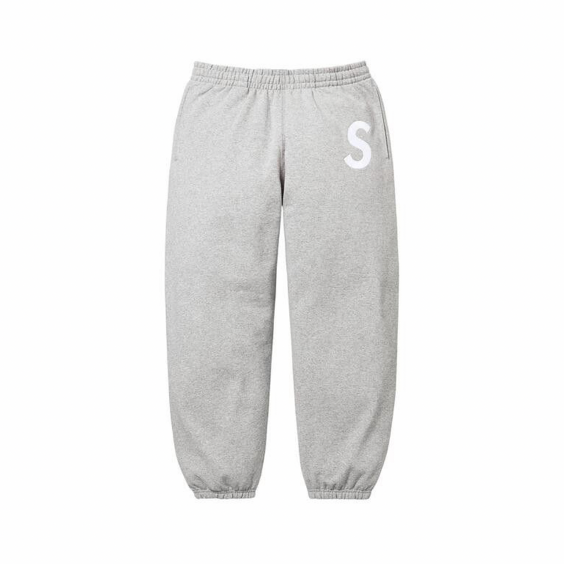 Supreme S Logo Sweatpant 'Heather Grey'