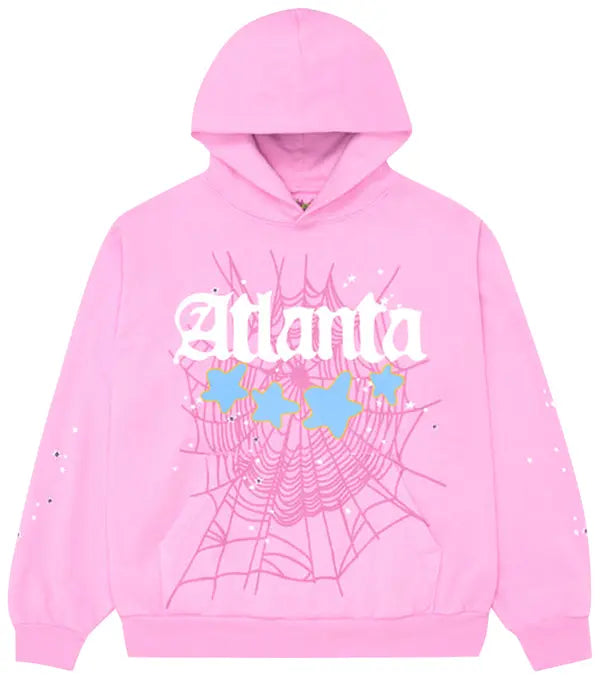 Sp5der Atlanta Hoodie 'Pink'