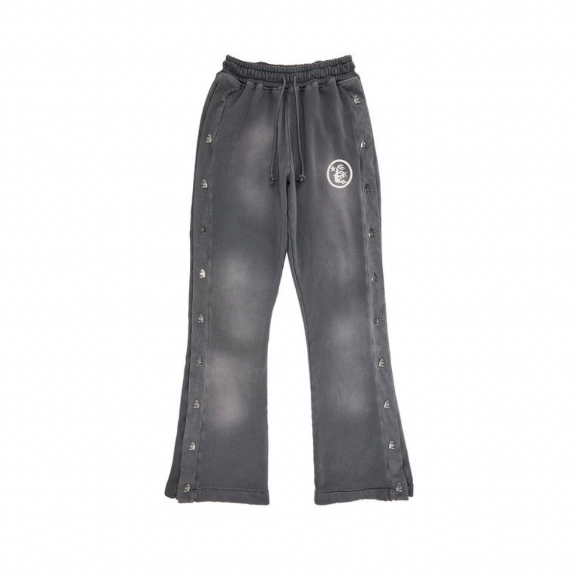 Hellstar Mirror Face Sweatpants 'Grey'