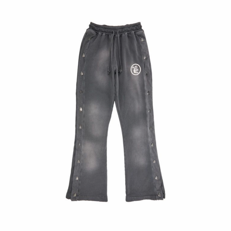 Hellstar Mirror Face Sweatpants 'Grey'