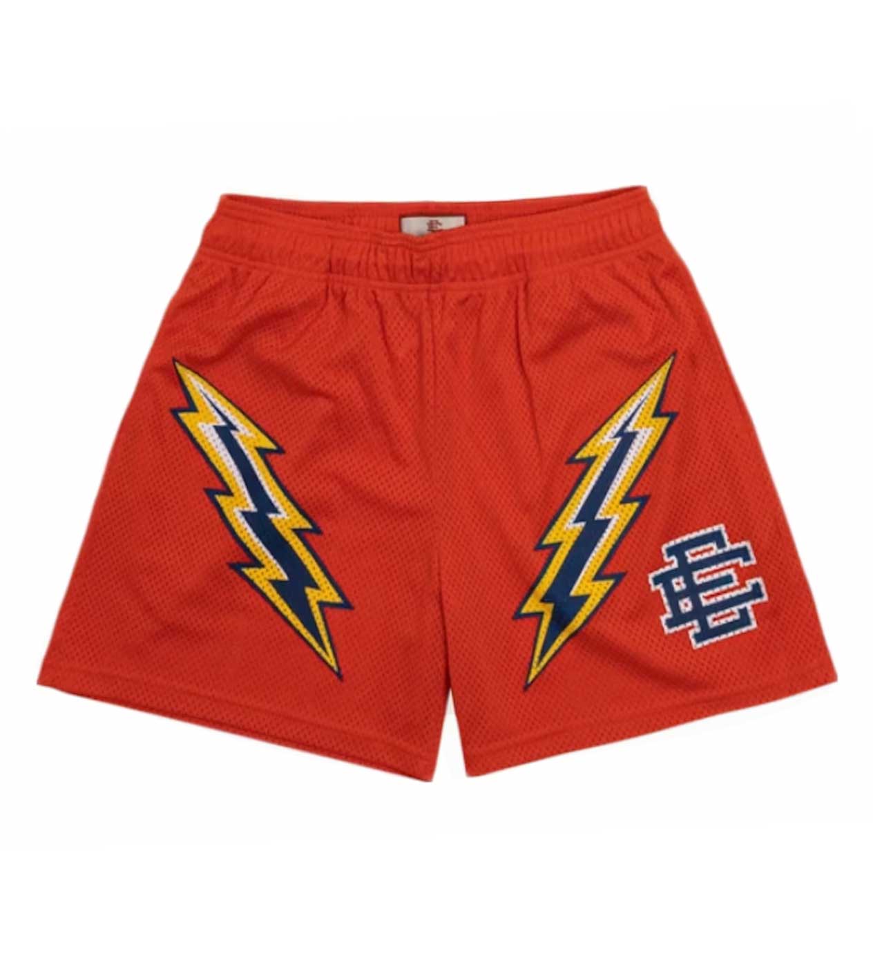 Eric Emanuel Basic Lightning Bolt Short Orange/Royal/Yellow