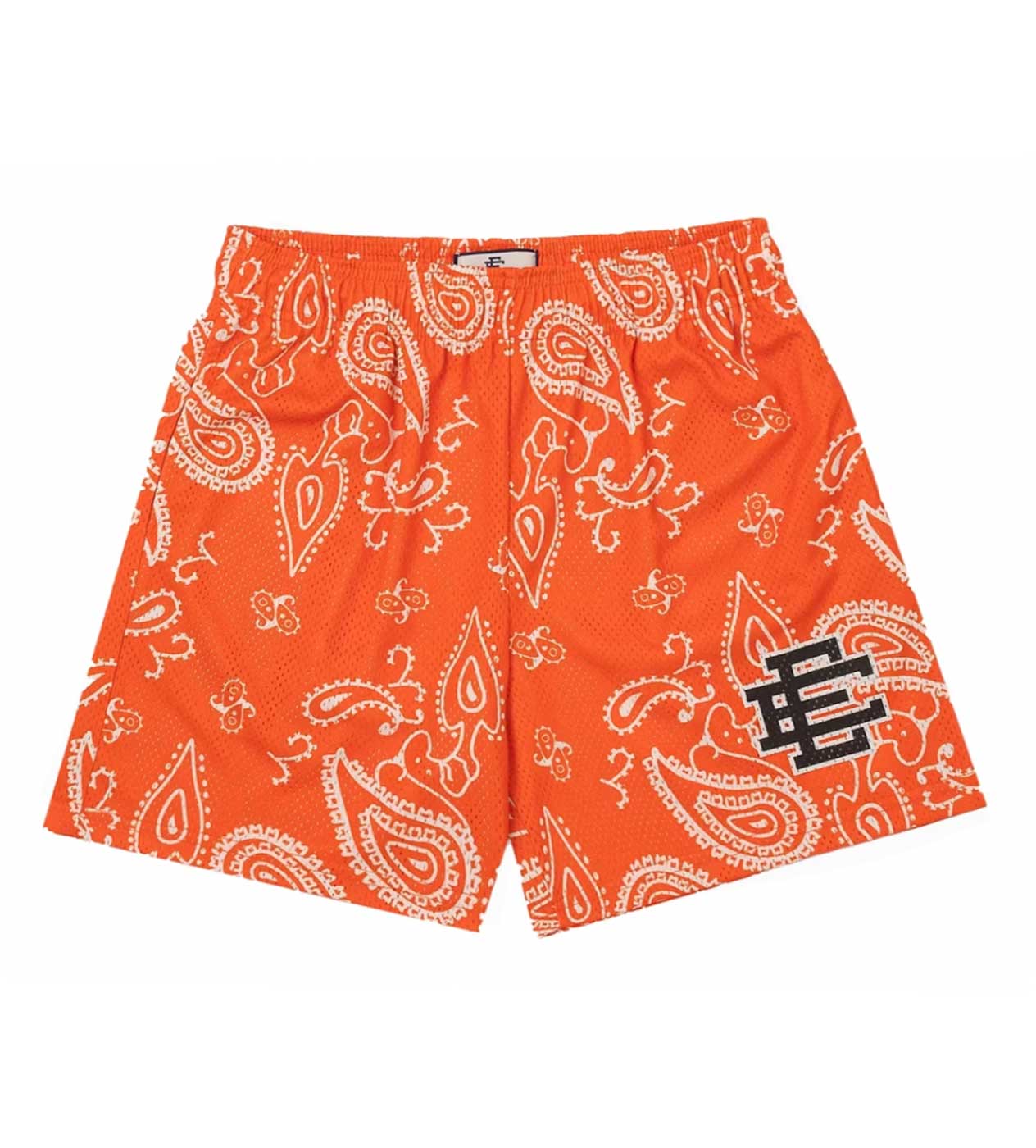 Eric Emanuel Basic Short Orange Paisley