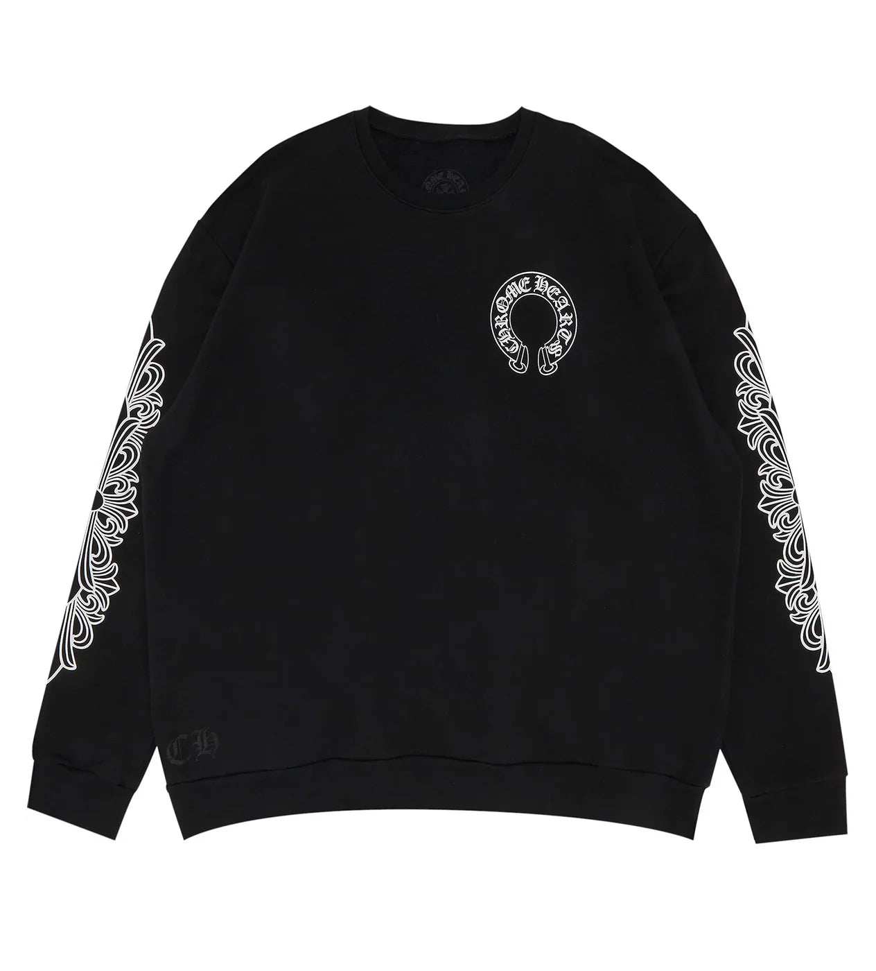 CHROME HEARTS BLACK HORSESHOE SWEATSHIRT