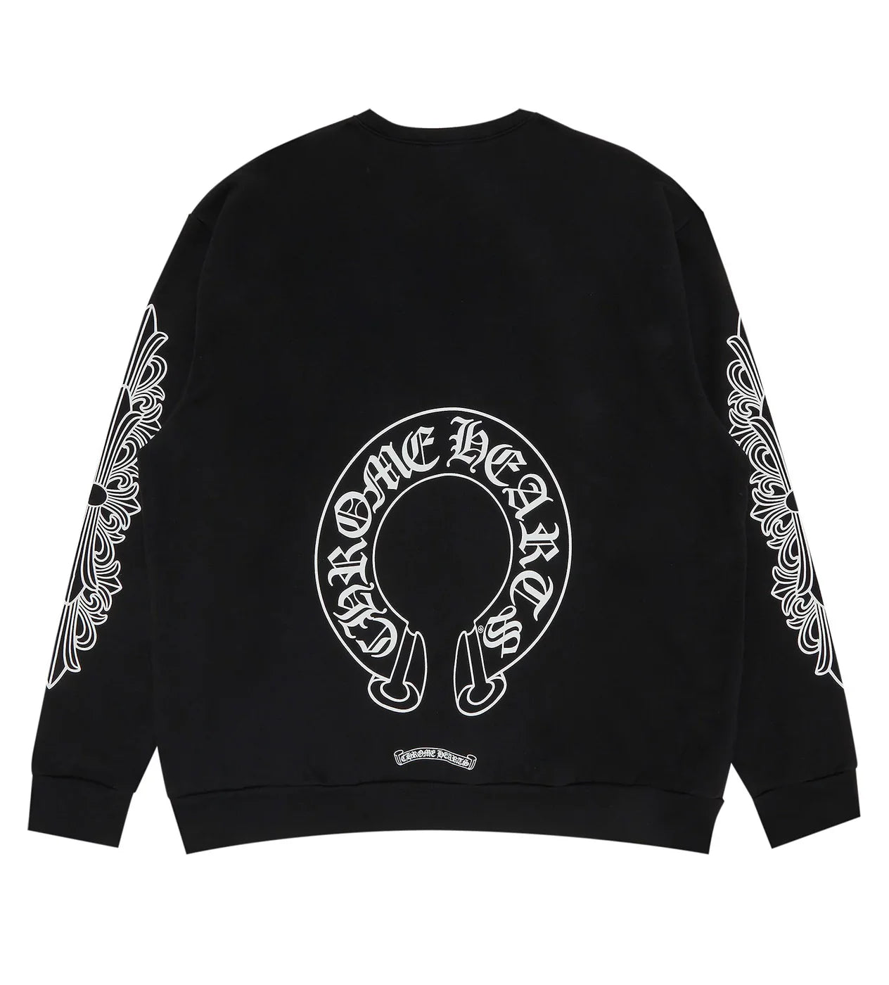 CHROME HEARTS BLACK HORSESHOE SWEATSHIRT