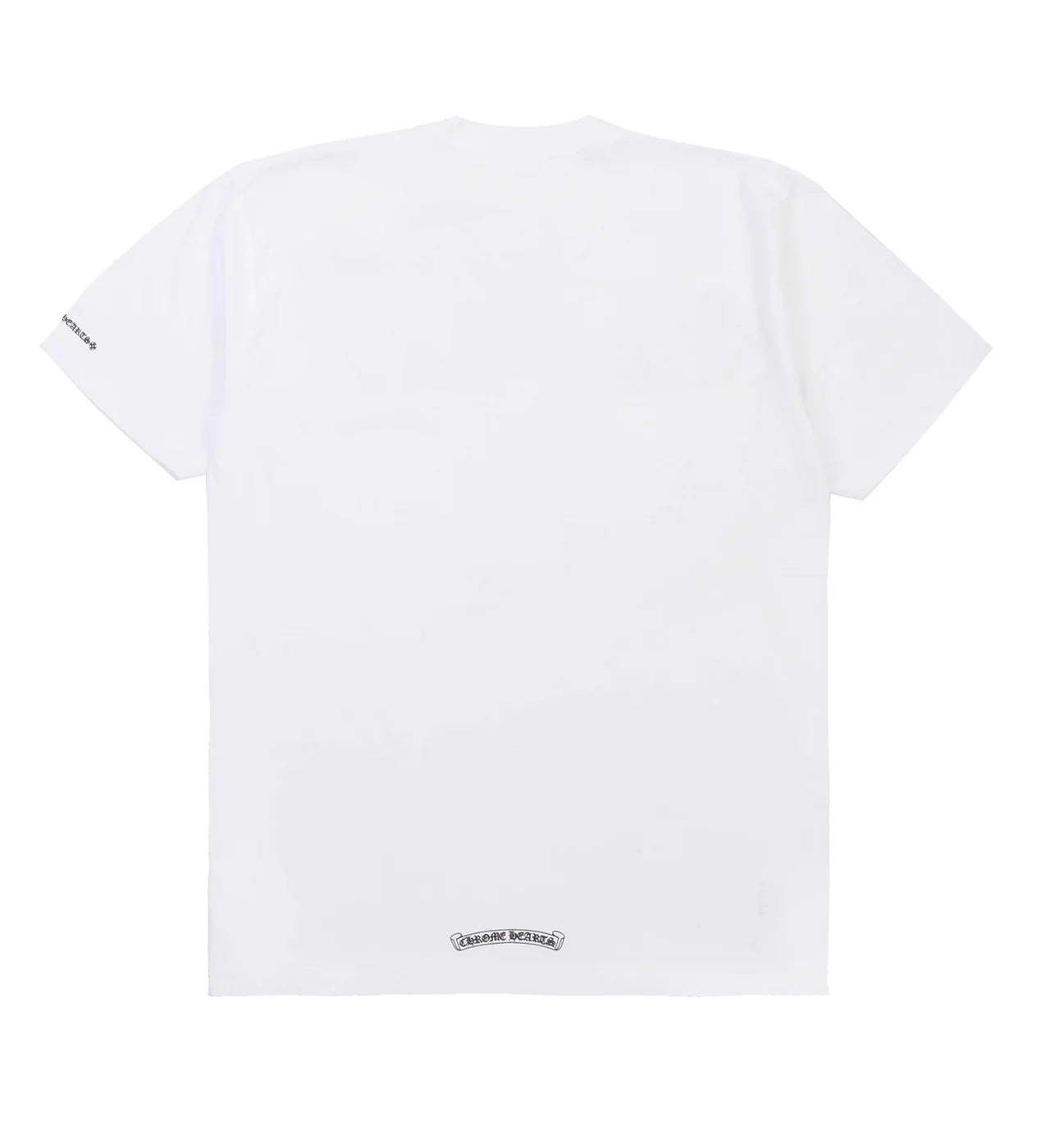 CHROME HEARTS NECK LOGO POCKET TEE WHITE