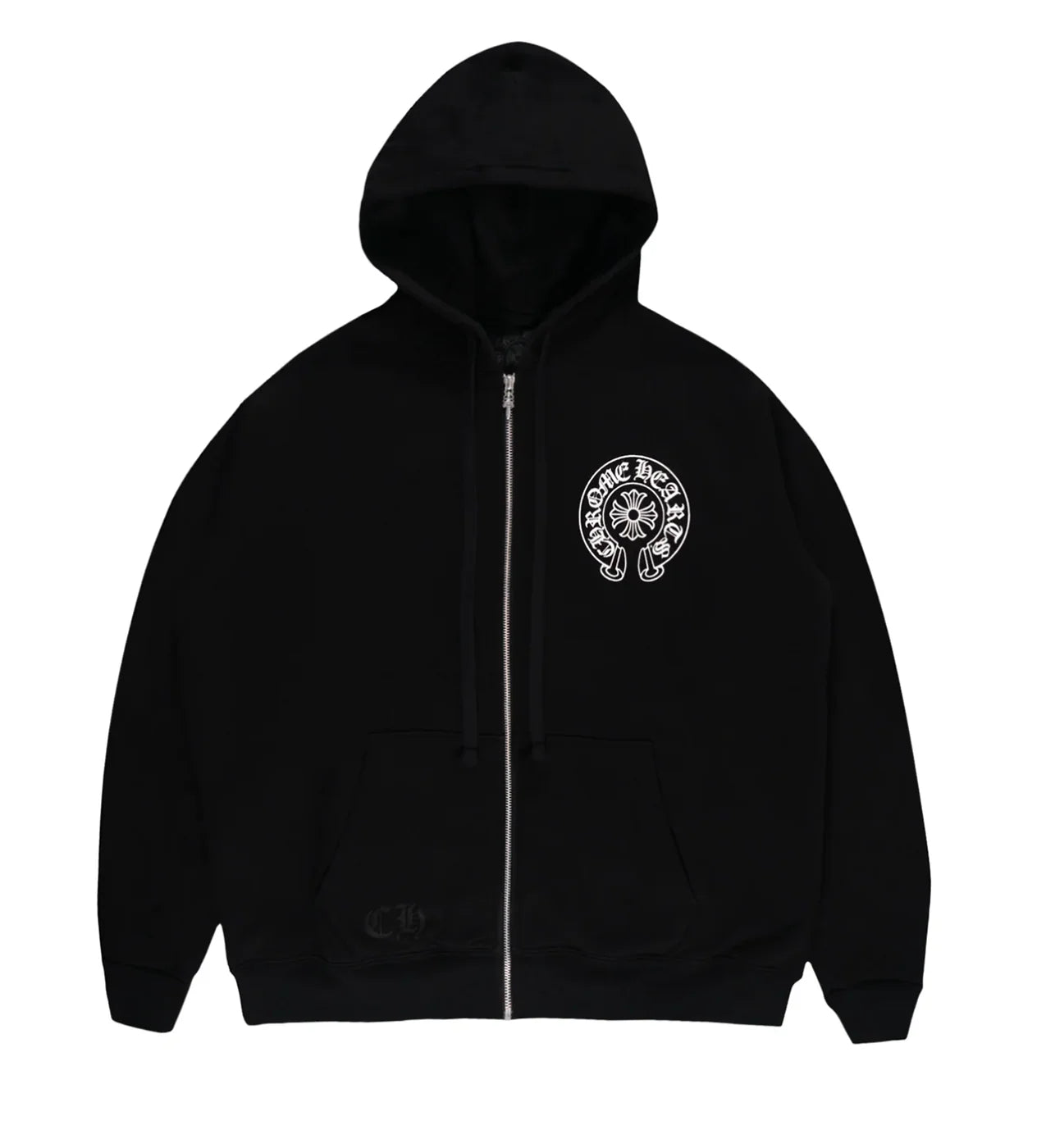 CHROME HEARTS MALIBU FLORAL THERMAL ZIP UP HOODIE