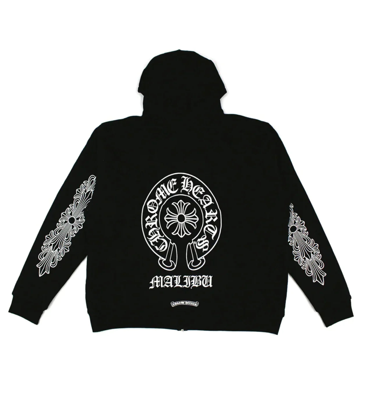 CHROME HEARTS MALIBU FLORAL THERMAL ZIP UP HOODIE