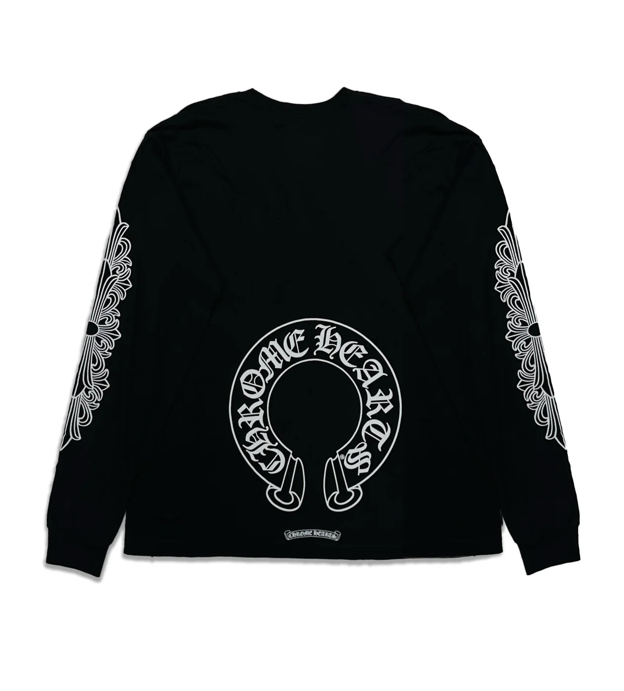CHROME HEARTS BLACK HORSESHOE L/S TEE