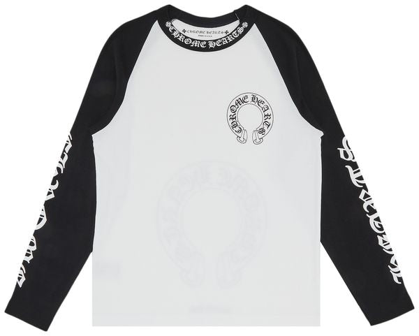 CHROME HEARTS SCROLL LOGO BLACK TEE