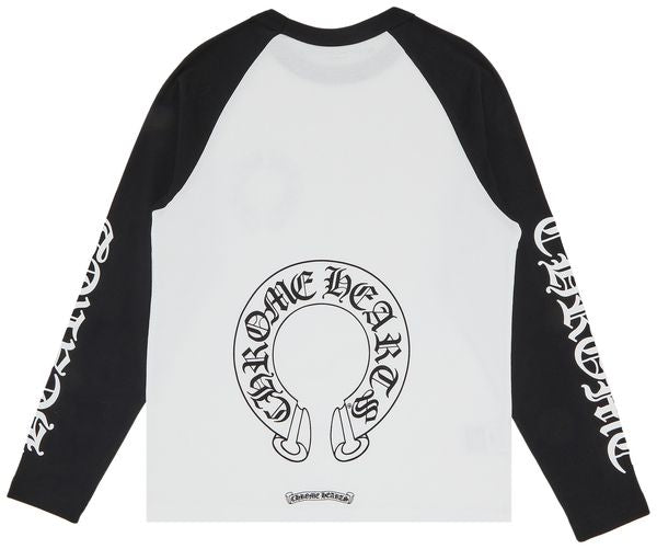 CHROME HEARTS SCROLL LOGO BLACK TEE