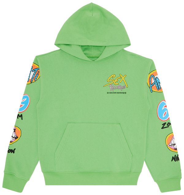 Chrome Hearts x Matty Boy Sex Records Hoodie 'Green'