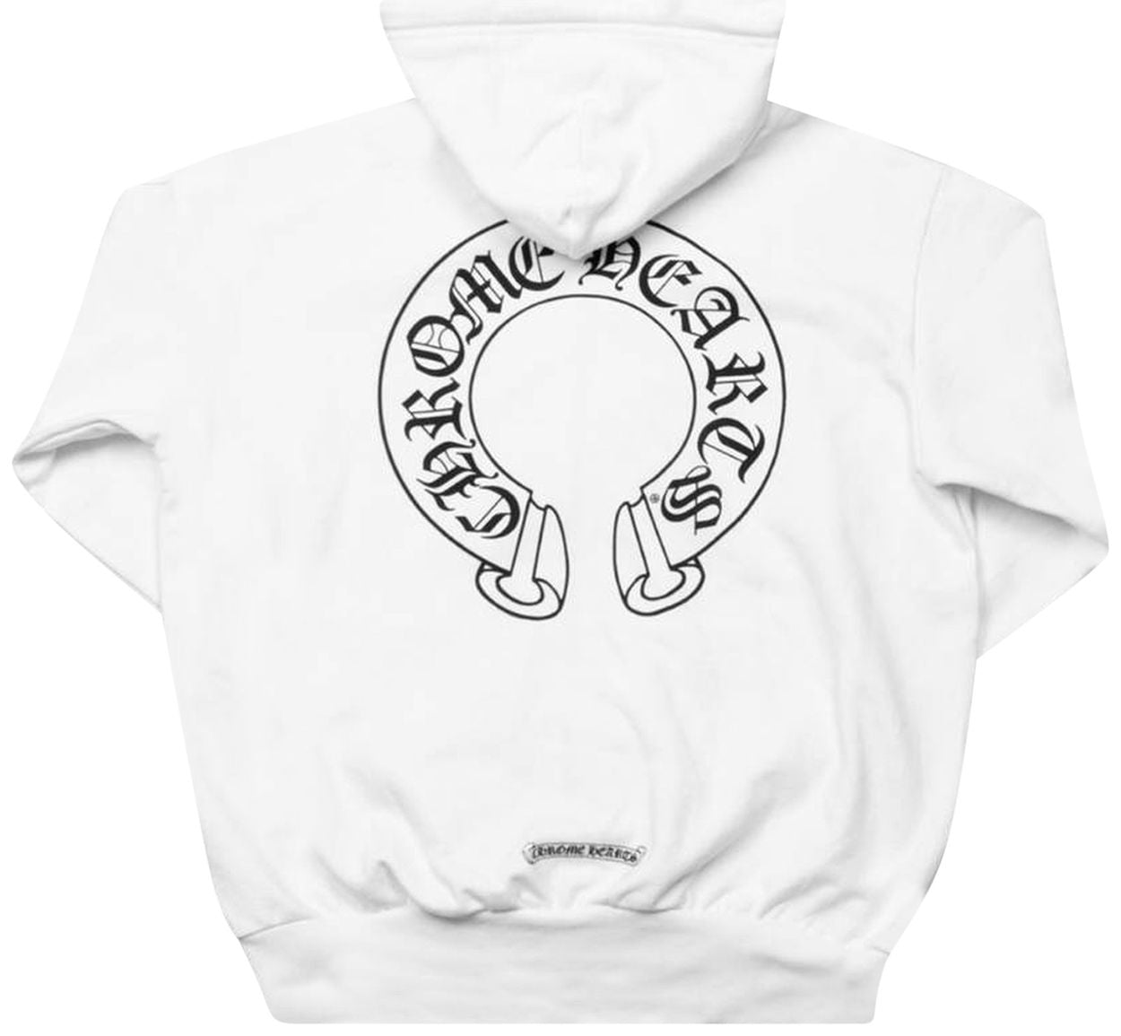 Chrome Hearts Floral Cross Zip Hoodie 'White'