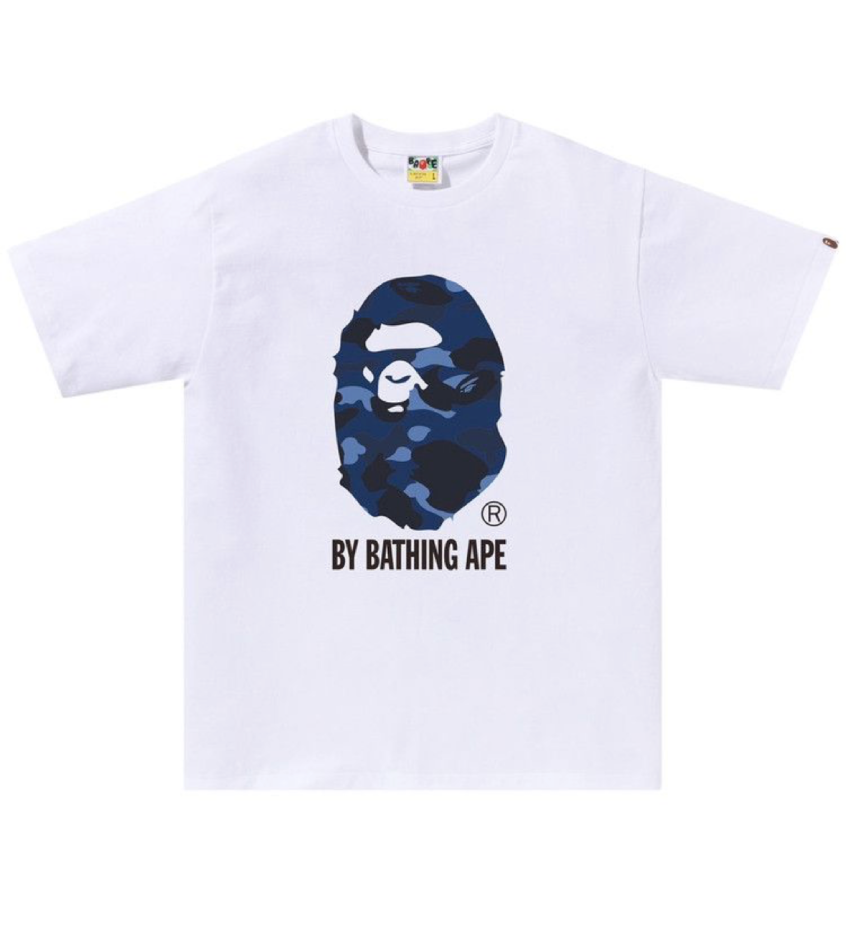 BAPE Color Camo By Bathing Ape Tee 'White/Navy'