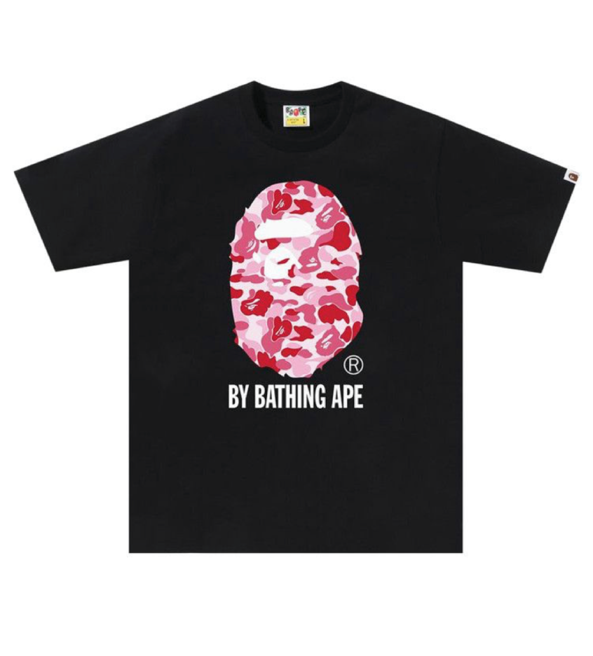 BAPE Color Camo By Bathing Ape Tee 'Black/Pink'