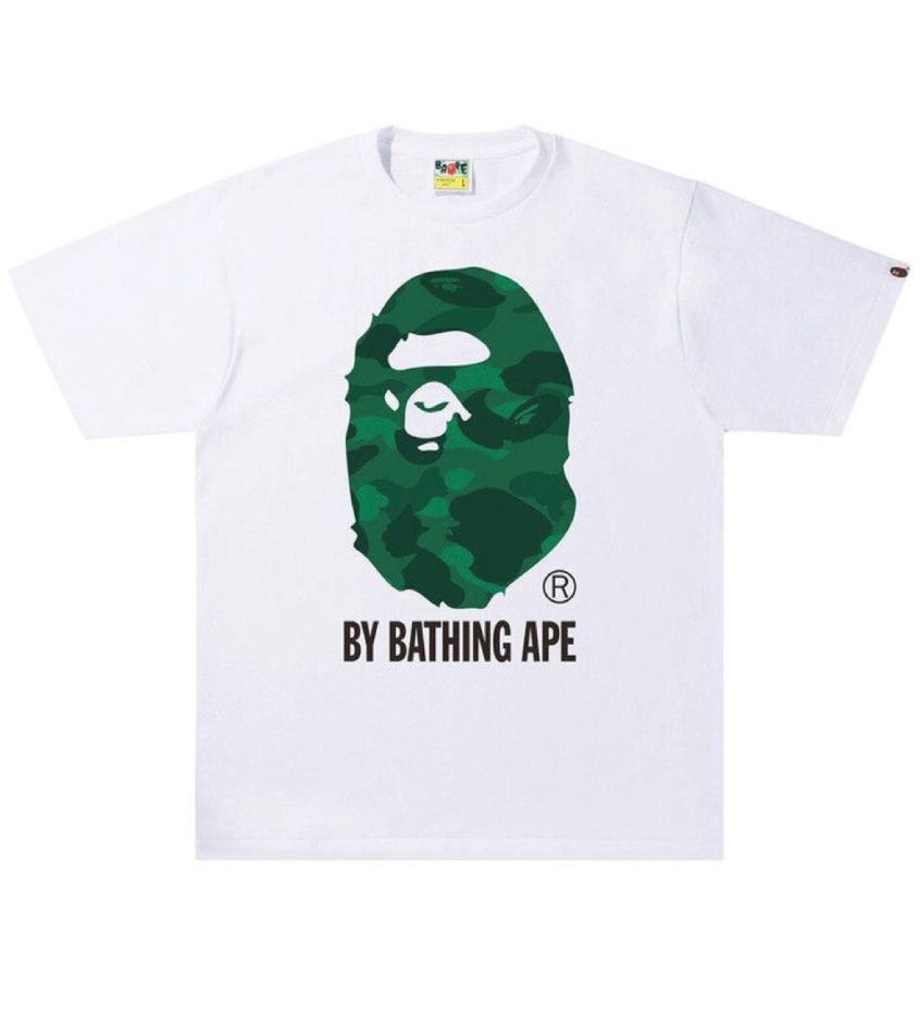 BAPE Color Camo By Bathing Ape Tee 'White/Green'
