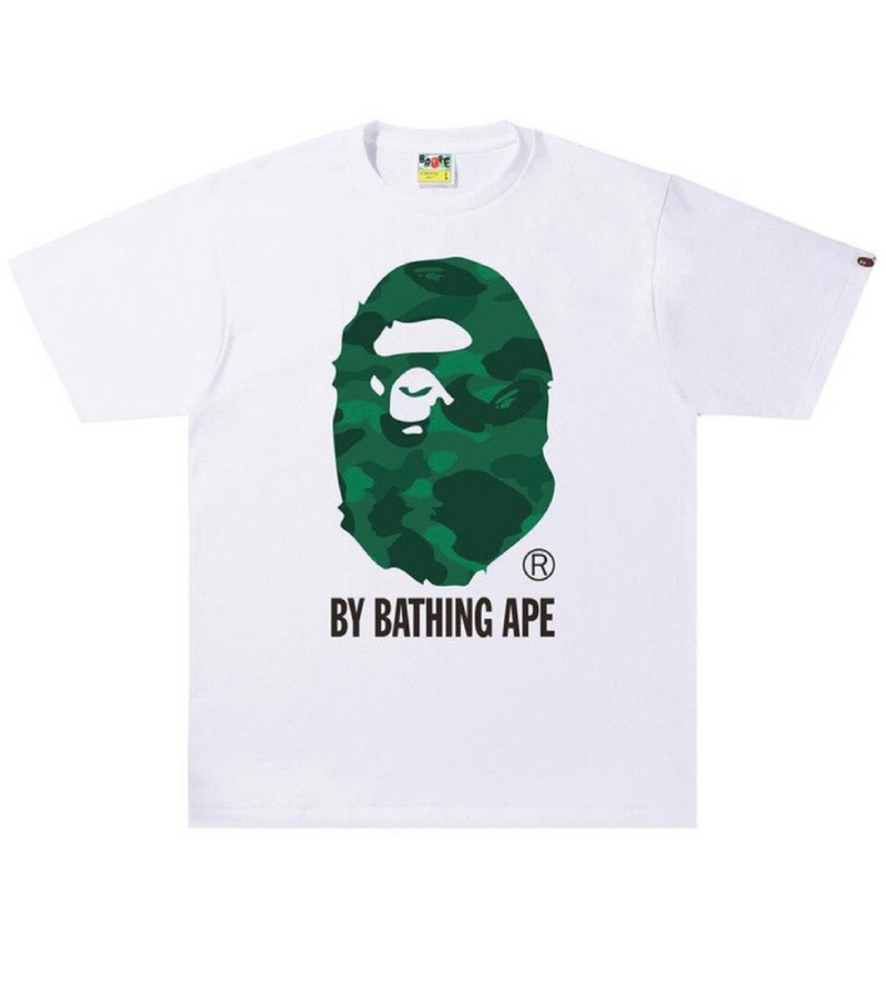 BAPE Color Camo By Bathing Ape Tee 'White/Green'