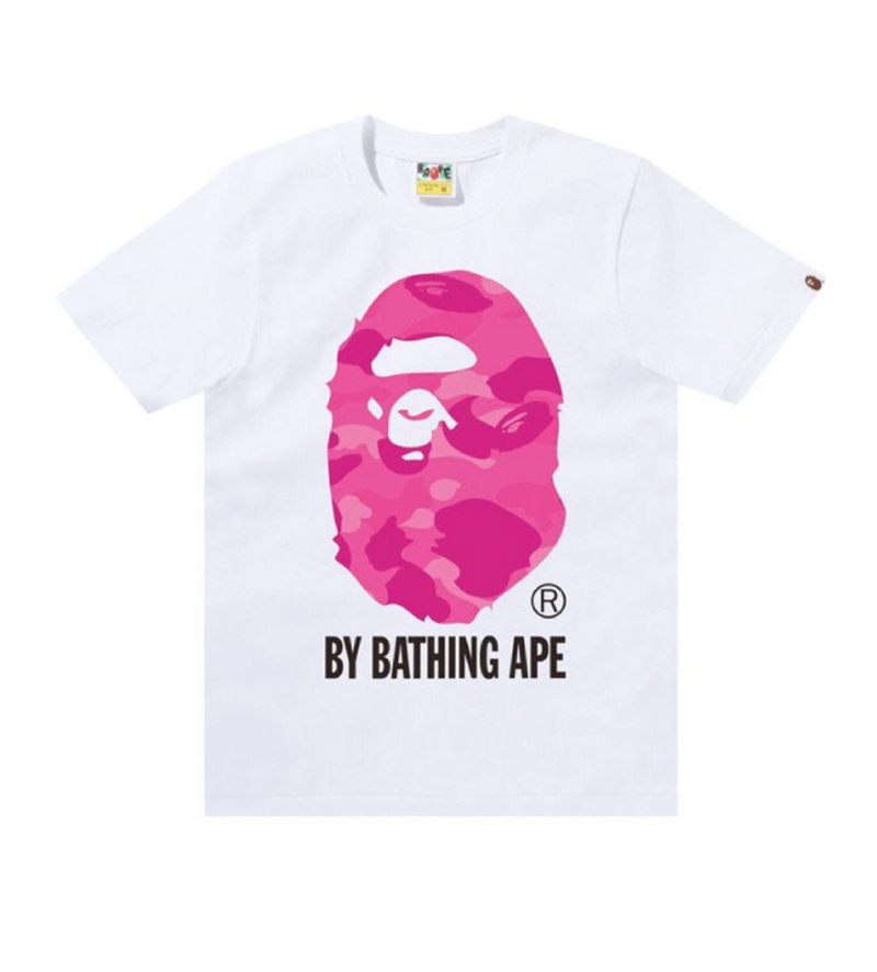 BAPE Color Camo By Bathing Ape Tee 'White/Pink'
