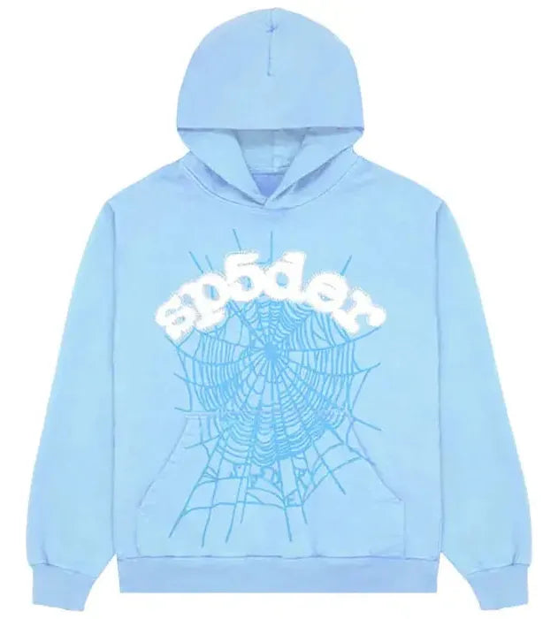 Sp5der Web Hoodie 'Sky Blue'