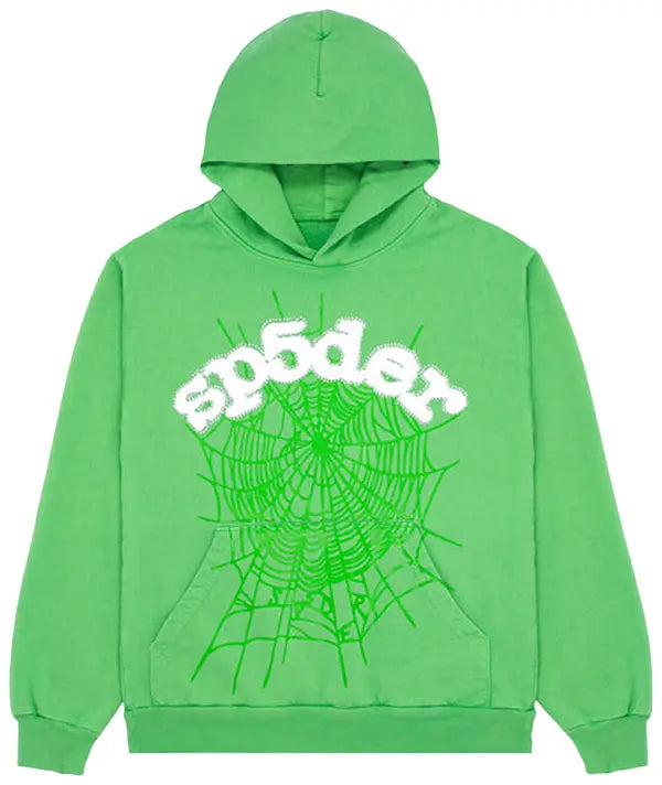 Sp5der Web Hoodie 'Slime Green'