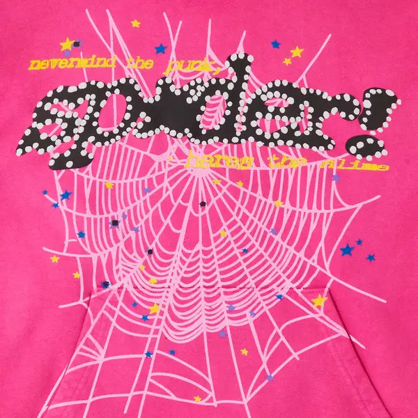 Sp5der P*nk V2 Hoodie 'Pink'