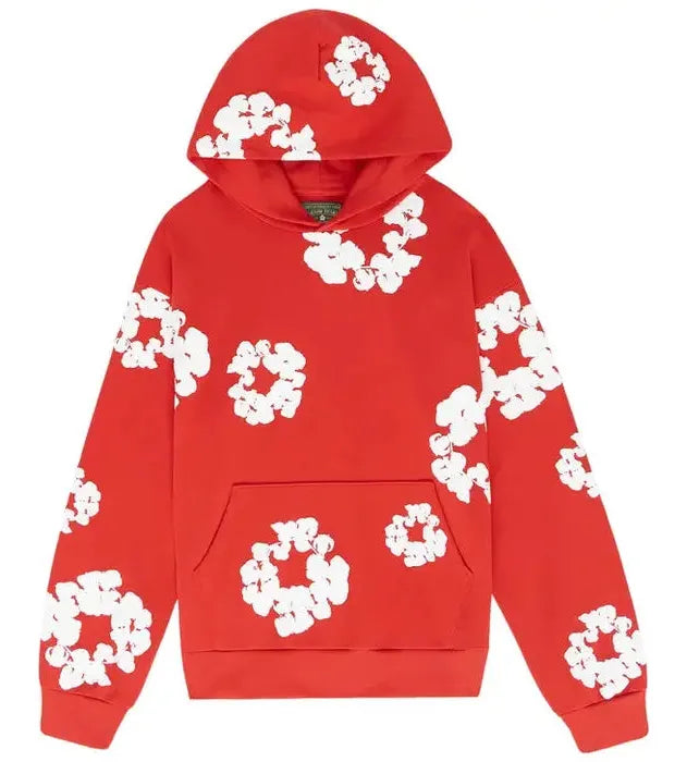 Denim Tears The Cotton Wreath Sweatshirt 'Red'