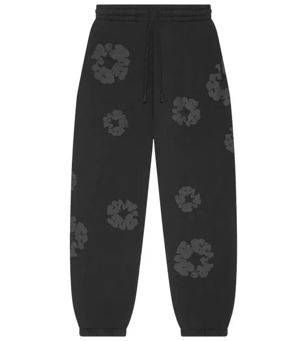 Denim Tears Mono Wreath Sweatpants 'Black'