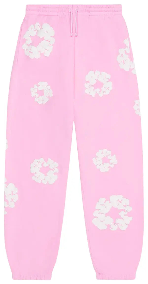 Denim Tears The Cotton Wreath Sweatpants 'Powder Pink'