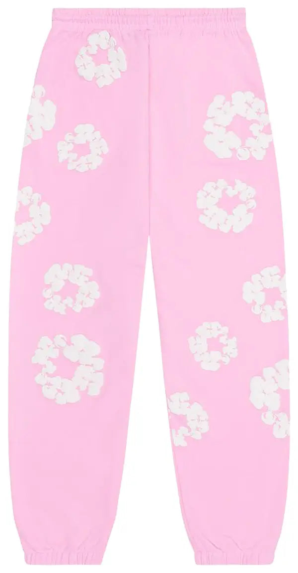 Denim Tears The Cotton Wreath Sweatpants 'Powder Pink'