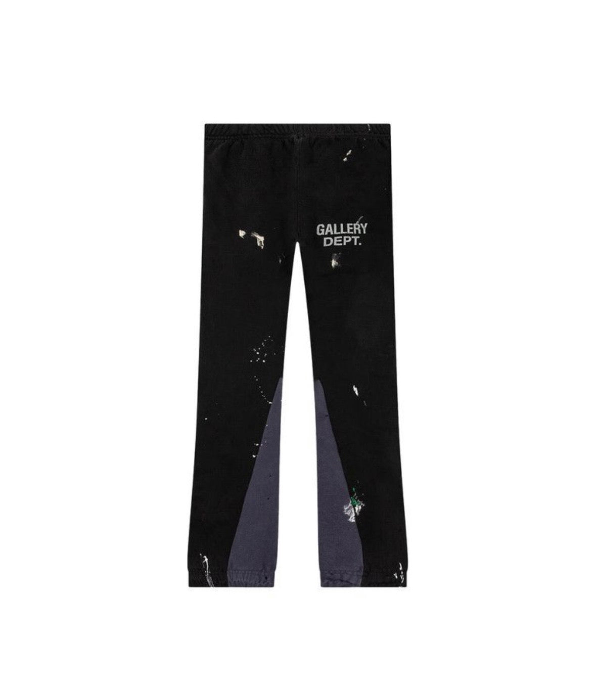 Gallery Dept. Logo Flare Sweatpants 'Washed Black'