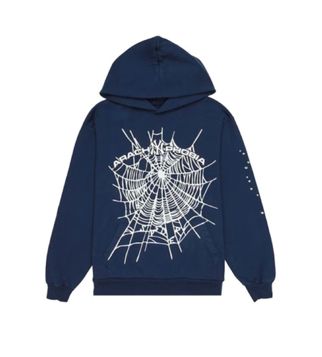 Sp5der Arach NY Phobia Hoodie 'Navy'
