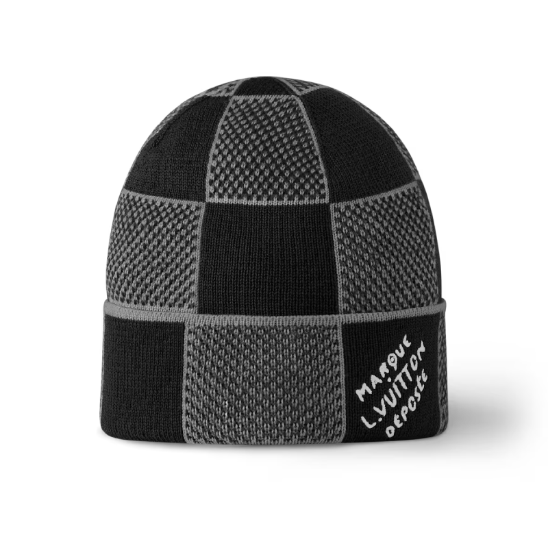 Louis Vuitton Damier Heritage Beanie Black
