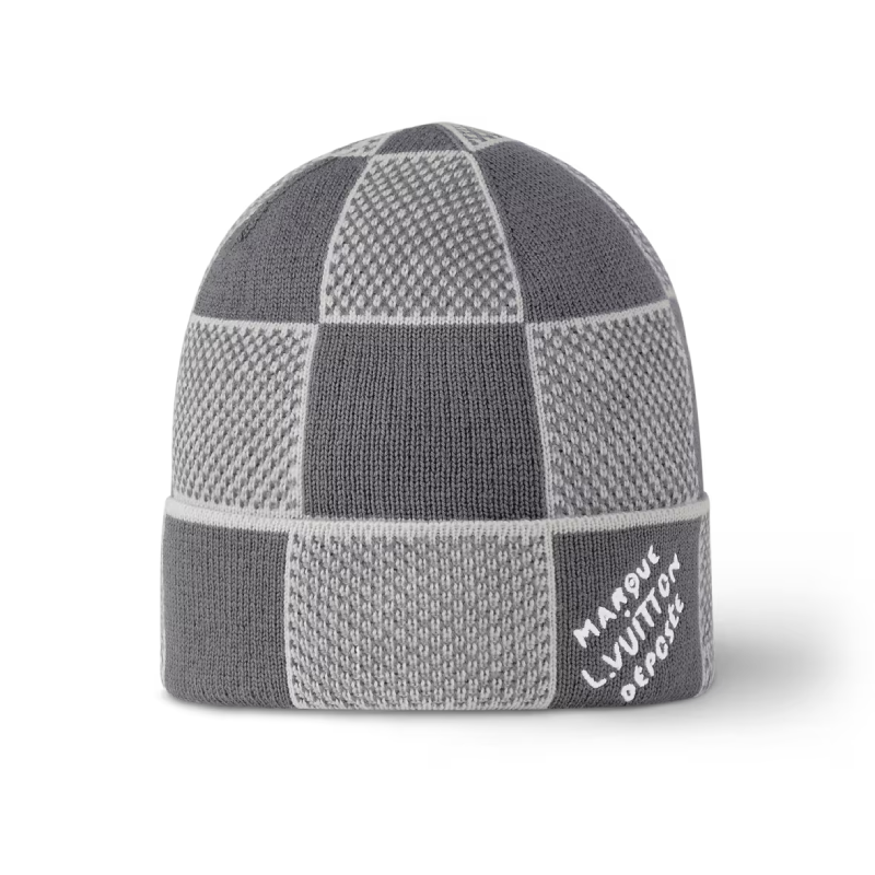 Louis Vuitton Damier Heritage Beanie Grey