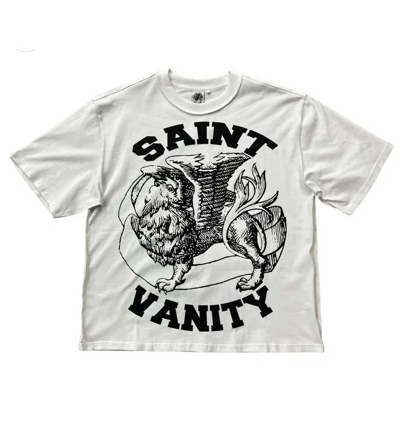 Saint Vanity Griffin Tee White/Black