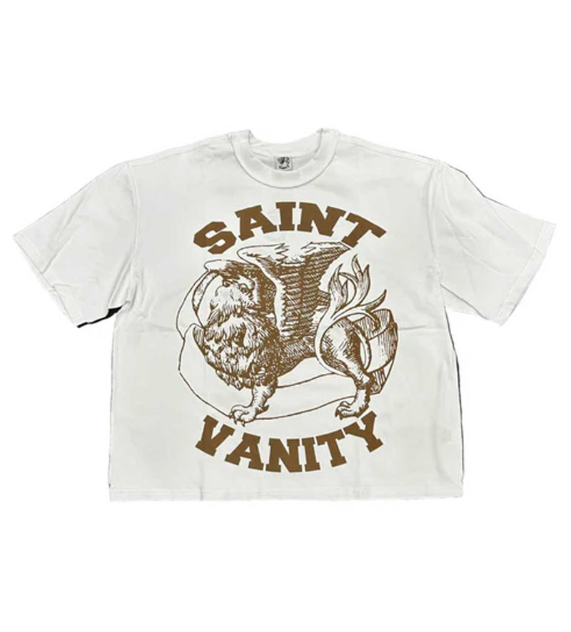 Saint Vanity Griffin Tee White/Brown