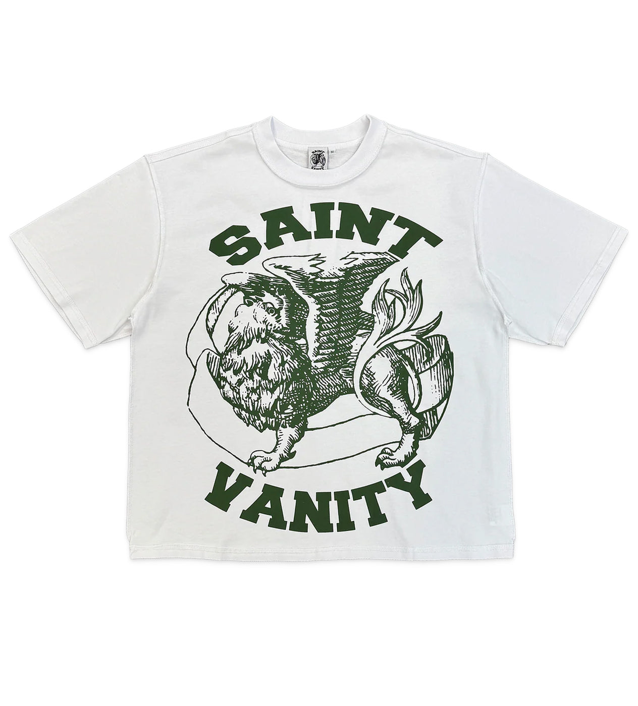 Saint Vanity Griffin Tee White/Green