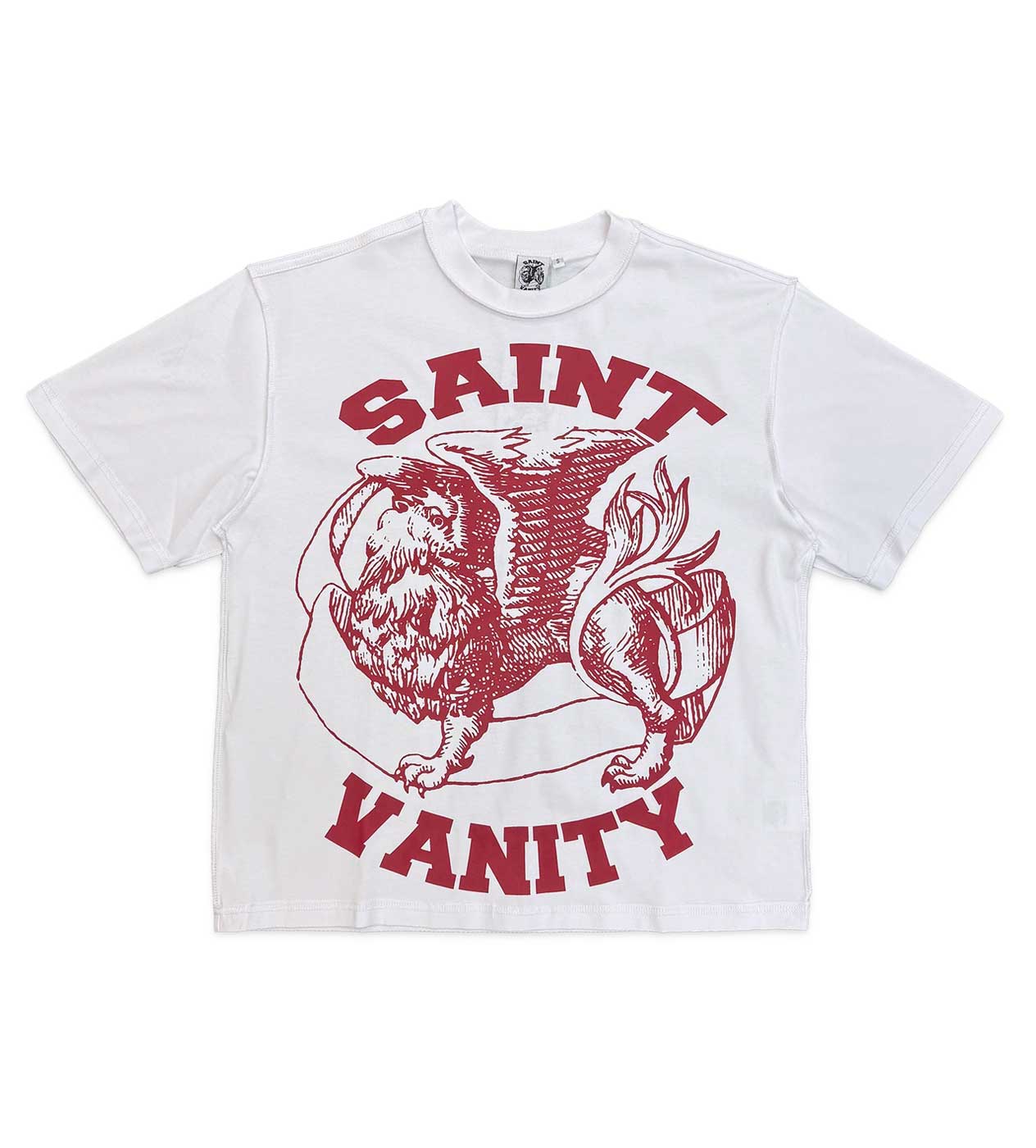Saint Vanity Griffin Tee White/Red