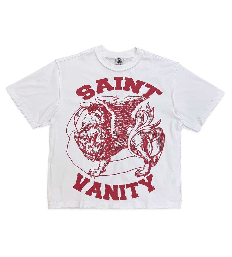 Saint Vanity Griffin Tee White/Red
