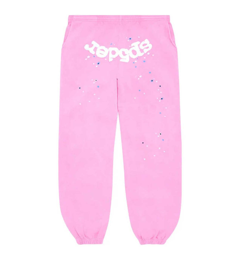 Sp5der OG Web Sweatpants Pink